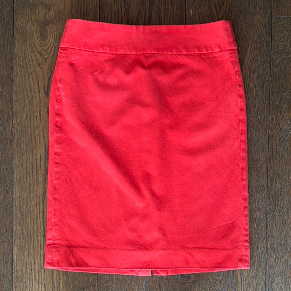 Banana Republic Red Pencil Skirt